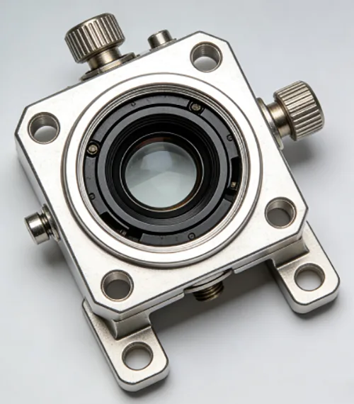 Optical Sensor Stainless Steel Precision Ground Lens Fixing Seat And Focusing Structure Components